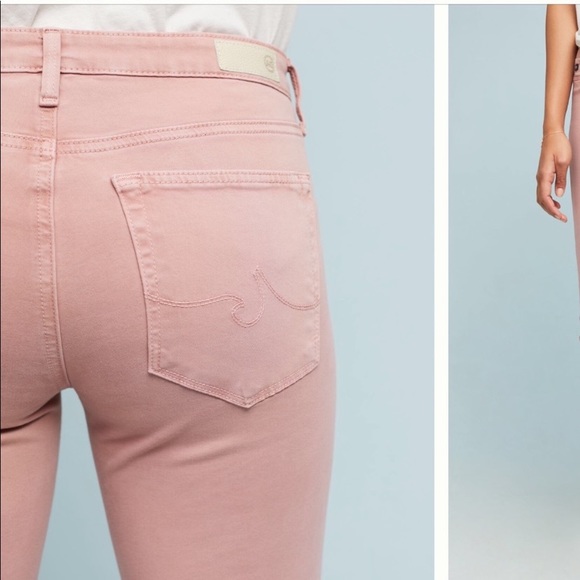 Anthropologie AG The Abbey Sateen MidRise Skinny Ankle Jeans Adriano Goldschmied - Picture 5 of 11